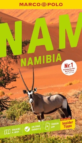 Buchcover und Innenansicht für das Buch: MARCO POLO Reiseführer Namibia