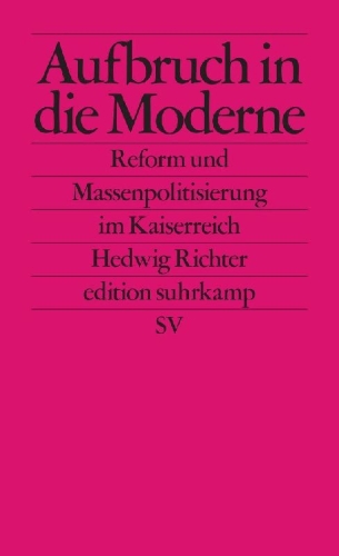Buchcover und Innenansicht für das Buch: Aufbruch in die Moderne