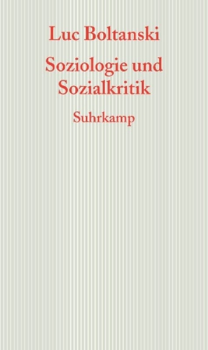 Buchcover und Innenansicht für das Buch: Sociologie et critique sociale