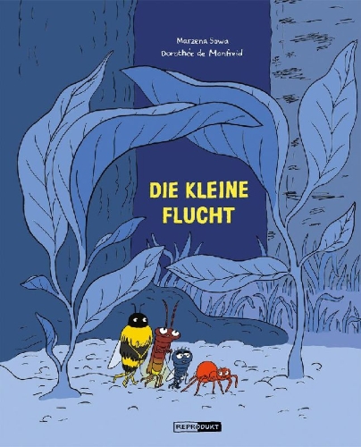 Buchcover und Innenansicht für das Buch: Die kleine Flucht