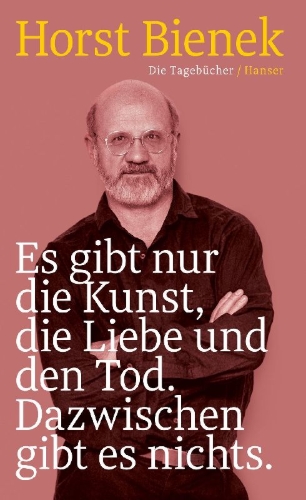 Buchcover und Innenansicht für das Buch: Es gibt nur die Kunst, die Liebe und den Tod. Dazwischen gibt es nichts