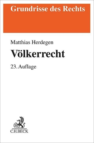 Buchcover und Innenansicht für das Buch: Völkerrecht