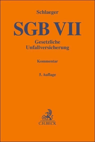 Buchcover und Innenansicht für das Buch: SGB VII. Gesetzliche Unfallversicherung