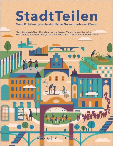 Buchcover und Innenansicht für das Buch: StadtTeilen