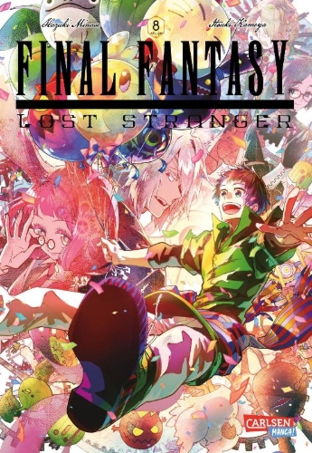 Buchcover und Innenansicht für das Buch: Final Fantasy - Lost Stranger