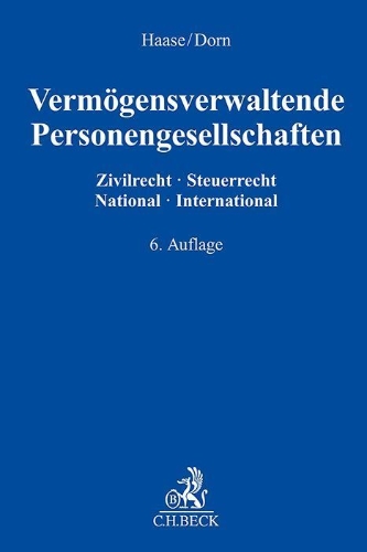 Buchcover und Innenansicht für das Buch: Vermögensverwaltende Personengesellschaften