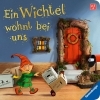 Buchcover und Innenansicht für das Buch: Ein Wichtel wohnt bei uns