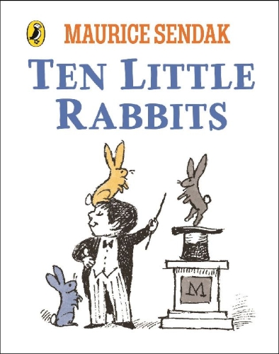 Buchcover und Innenansicht für das Buch: Ten Little Rabbits