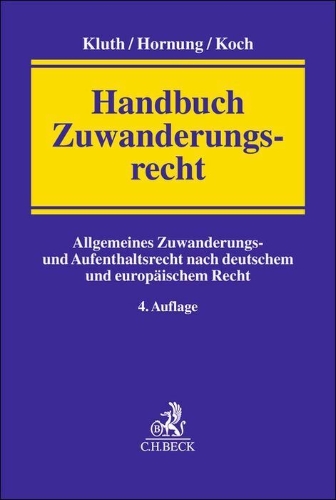Buchcover und Innenansicht für das Buch: Handbuch Zuwanderungsrecht