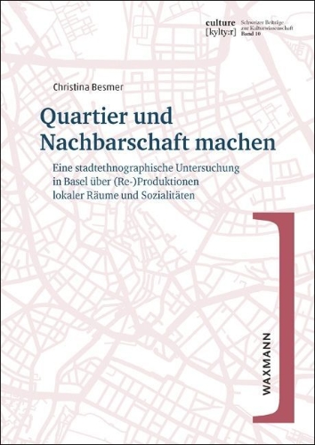 Buchcover und Innenansicht für das Buch: Quartier und Nachbarschaft machen