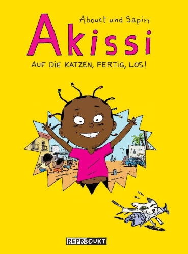 Buchcover und Innenansicht für das Buch: Akissi