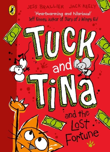 Buchcover und Innenansicht für das Buch: Tuck and Tina and the Lost Fortune