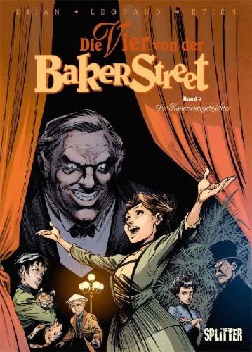 Buchcover und Innenansicht für das Buch: Die Vier von der Baker Street. Band 9