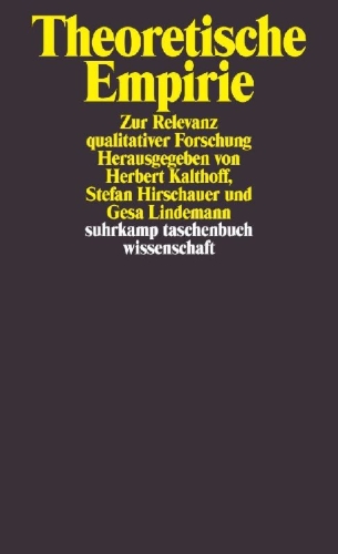Buchcover und Innenansicht für das Buch: Theoretische Empirie