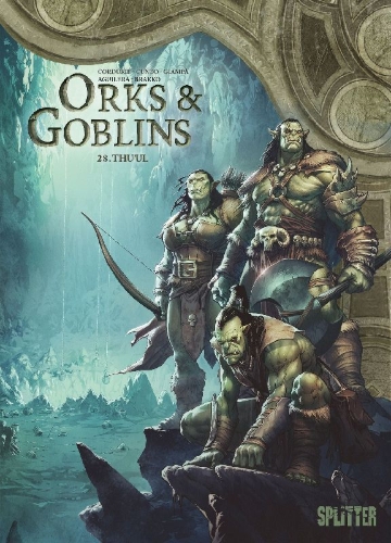 Buchcover und Innenansicht für das Buch: Orcs et Gobelins 28