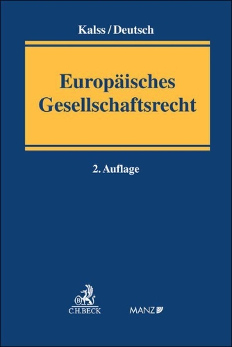Buchcover und Innenansicht für das Buch: Europäisches Gesellschaftsrecht