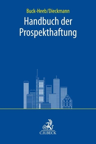 Buchcover und Innenansicht für das Buch: Handbuch der Prospekthaftung