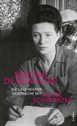 Buchcover und Innenansicht für das Buch: Die legendären Gespräche mit Alice Schwarzer