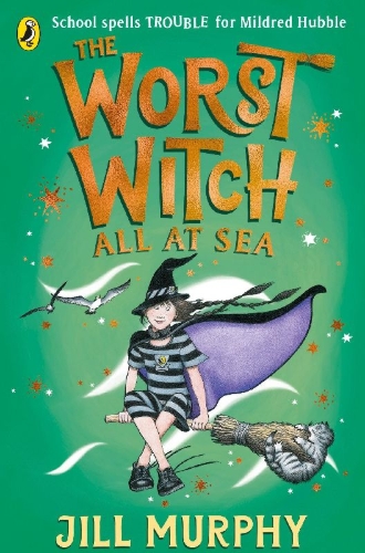 Buchcover und Innenansicht für das Buch: The Worst Witch All at Sea