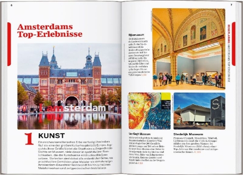 Buchcover und Innenansicht für das Buch: LONELY PLANET Reiseführer Amsterdam