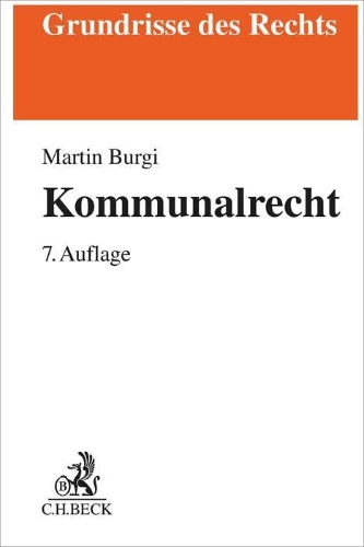 Buchcover und Innenansicht für das Buch: Kommunalrecht