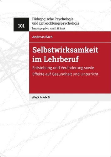Buchcover und Innenansicht für das Buch: Selbstwirksamkeit im Lehrberuf