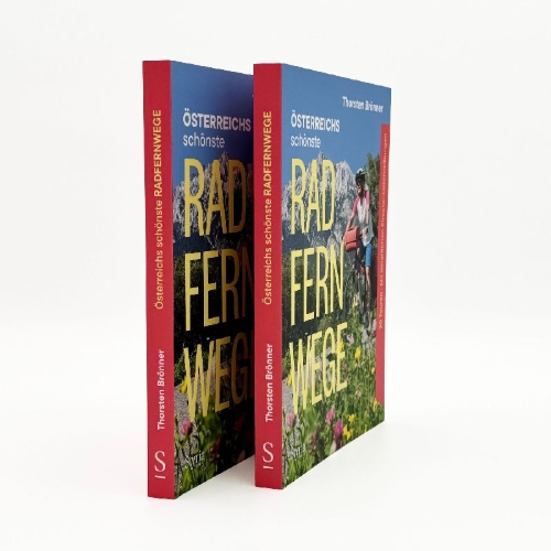 Buchcover und Innenansicht für das Buch: Österreichs schönste Radfernwege