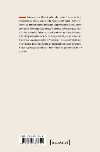 Buchcover und Innenansicht für das Buch: Erinnerung und Identität