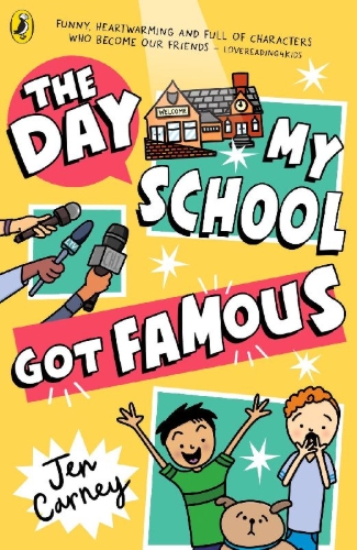 Buchcover und Innenansicht für das Buch: The Day My School Got Famous