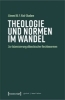 Buchcover und Innenansicht für das Buch: Theologie und Normen im Wandel