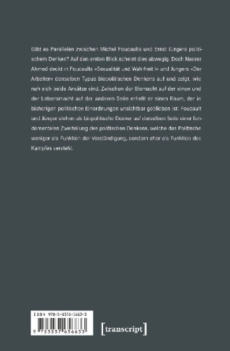 Buchcover und Innenansicht für das Buch: Zwischen Biomacht und Lebensmacht