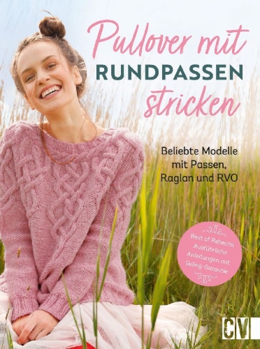Buchcover und Innenansicht für das Buch: Pullover mit Rundpassen stricken