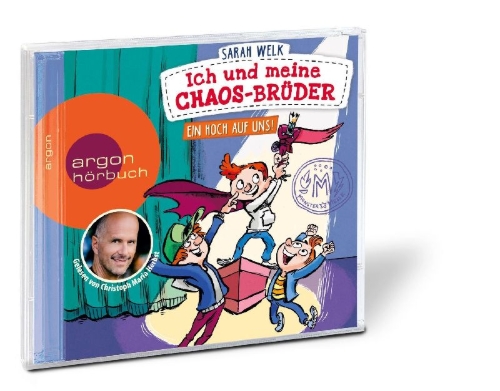 Buchcover und Innenansicht für das Buch: Ich und meine Chaos-Brüder - Ein Hoch auf uns!