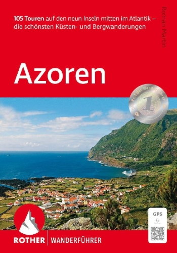 Buchcover und Innenansicht für das Buch: Azoren, Rother Wanderführer