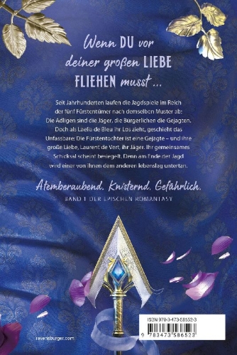 Buchcover und Innenansicht für das Buch: Dynasty of Hunters, Band 1: Von dir verraten (Atemberaubende, actionreiche New-Adult-Romantasy)