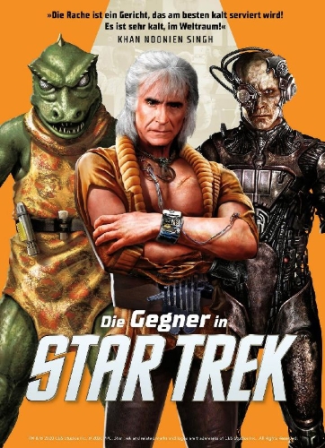 Buchcover und Innenansicht für das Buch: Die Gegner in Star Trek