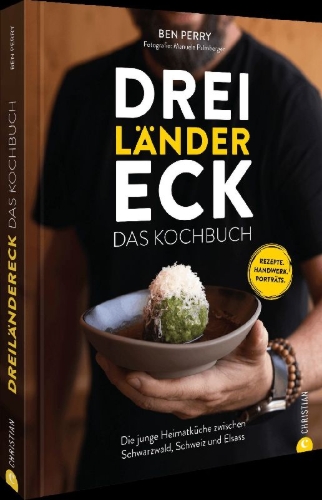 Buchcover und Innenansicht für das Buch: Dreiländereck: Das Kochbuch