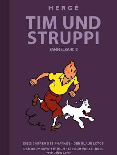 Buchcover und Innenansicht für das Buch: Tintin Integrale Vol 2