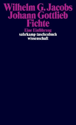 Buchcover und Innenansicht für das Buch: Johann Gottlieb Fichte