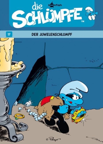 Buchcover und Innenansicht für das Buch: Les Schtroumpfs