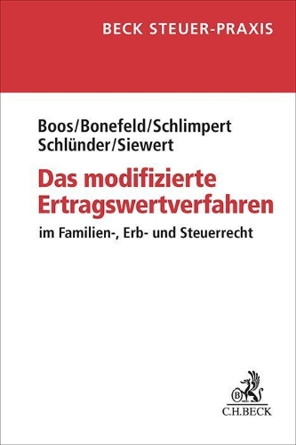 Buchcover und Innenansicht für das Buch: Das modifizierte Ertragswertverfahren