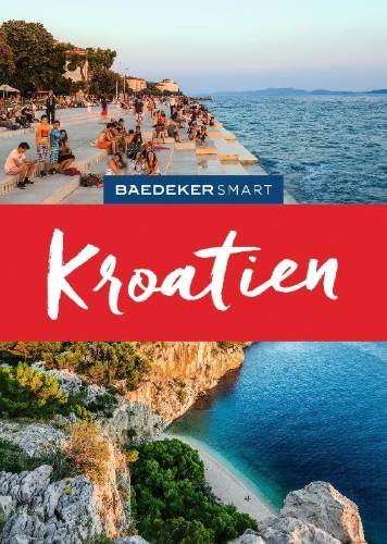 Buchcover und Innenansicht für das Buch: Baedeker SMART Reiseführer Kroatien