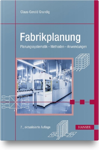 Buchcover und Innenansicht für das Buch: Fabrikplanung