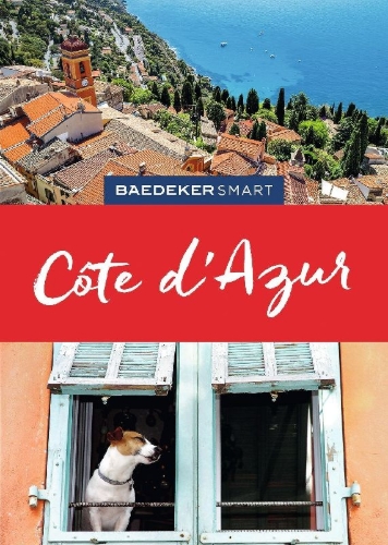 Buchcover und Innenansicht für das Buch: Baedeker SMART Reiseführer Côte d'Azur