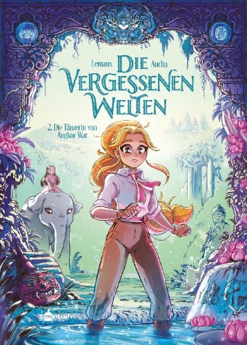 Buchcover und Innenansicht für das Buch: Les Mondes perdus 2