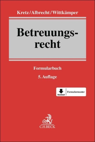 Buchcover und Innenansicht für das Buch: Betreuungsrecht