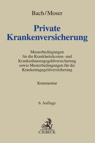Buchcover und Innenansicht für das Buch: Private Krankenversicherung