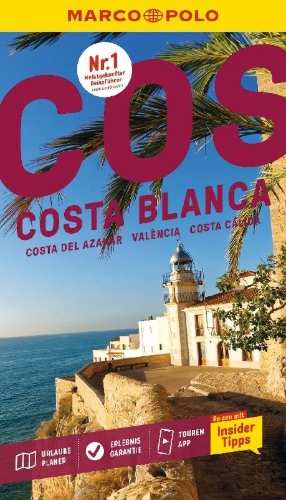 Buchcover und Innenansicht für das Buch: MARCO POLO Reiseführer Costa Blanca, Costa del Azahar, València, Costa Cálida