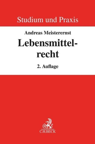 Buchcover und Innenansicht für das Buch: Lebensmittelrecht