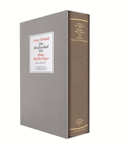 Buchcover und Innenansicht für das Buch: Bargfelder Ausgabe. Briefe von und an Arno Schmidt